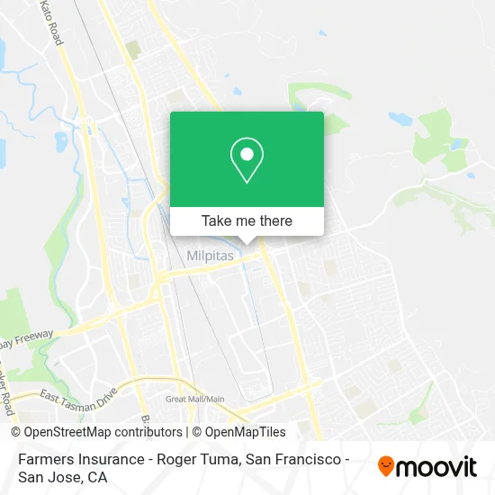 Farmers Insurance - Roger Tuma map