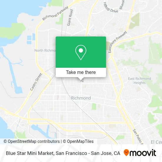 Blue Star Mini Market map