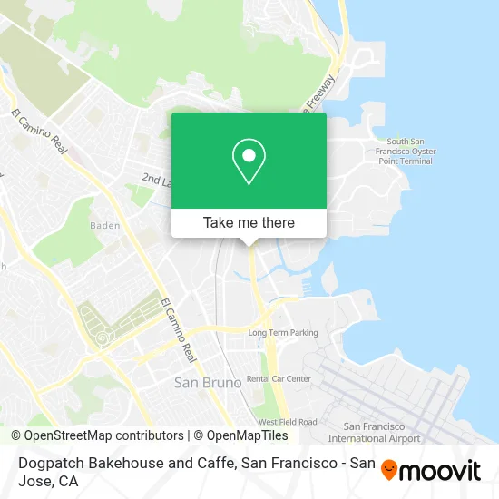 Dogpatch Bakehouse and Caffe map