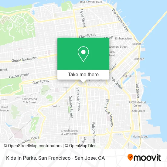 Kids In Parks map