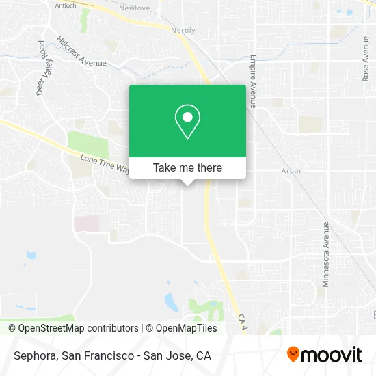 Sephora map