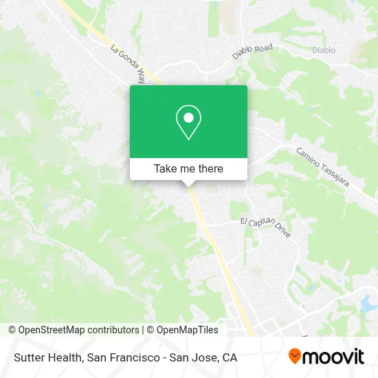 Sutter Health map