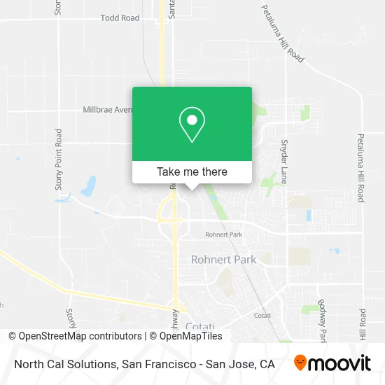 North Cal Solutions map