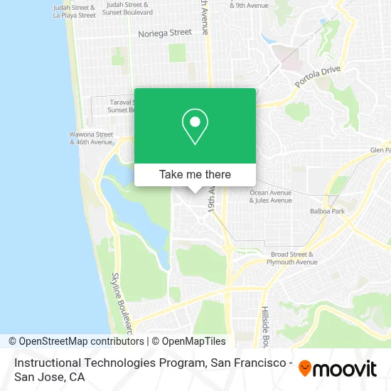 Instructional Technologies Program map