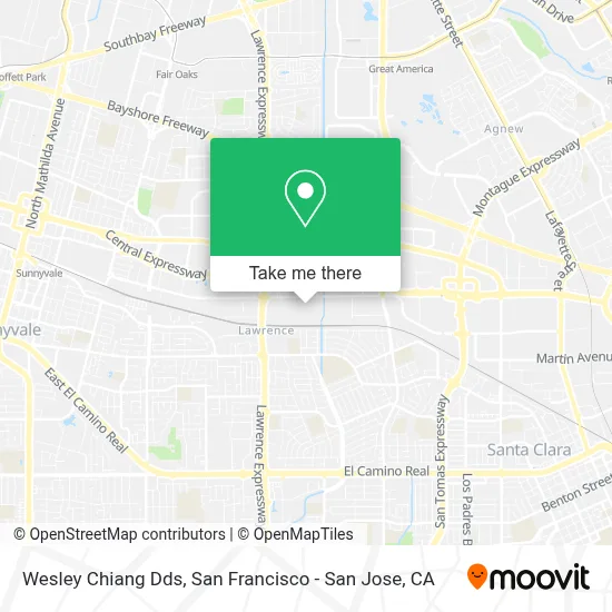 Wesley Chiang Dds map