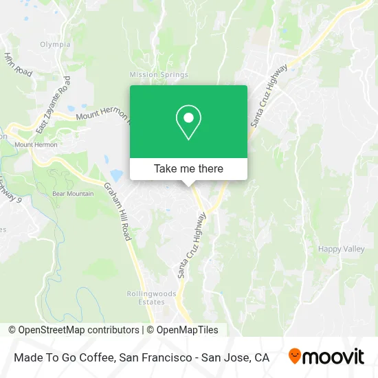 Made To Go Coffee map