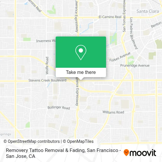 Removery Tattoo Removal & Fading map