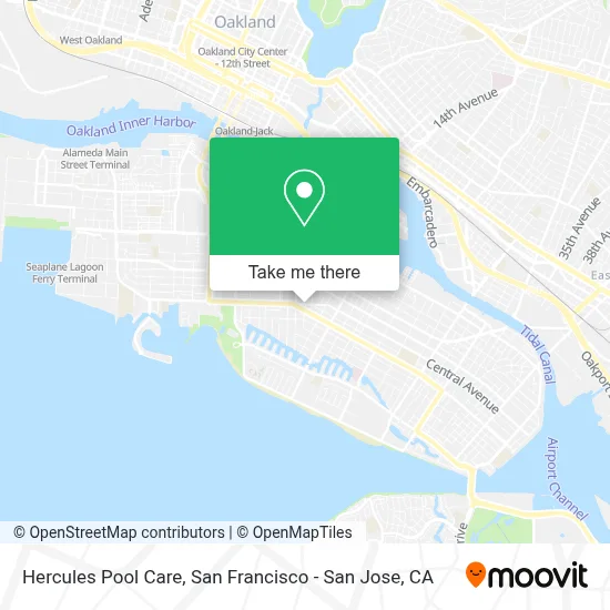 Hercules Pool Care map