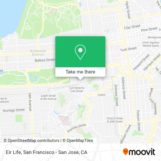 Eir Life map