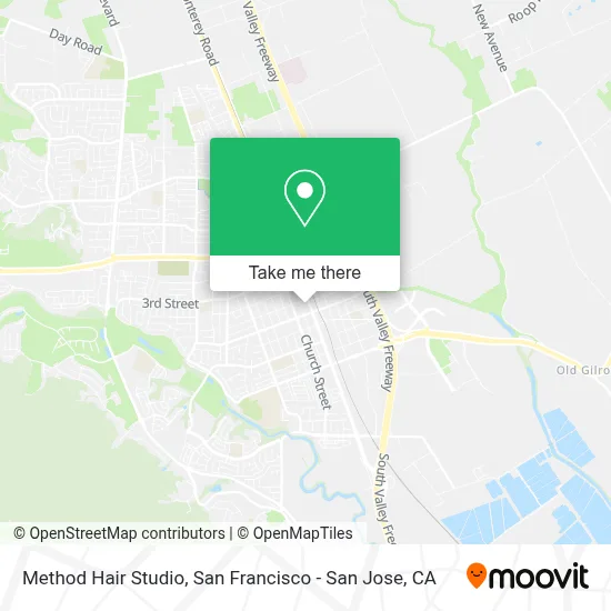 Method Hair Studio map