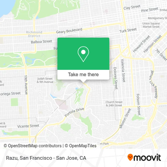 Razu map