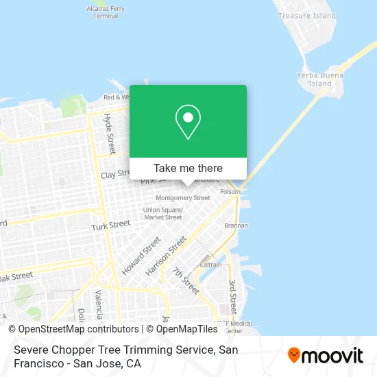 Severe Chopper Tree Trimming Service map
