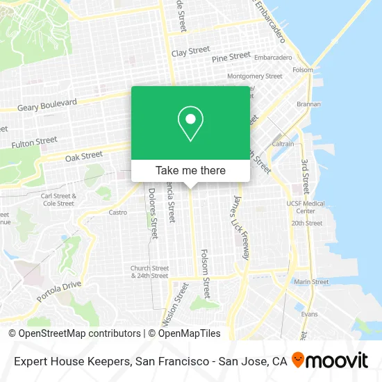Expert House Keepers map