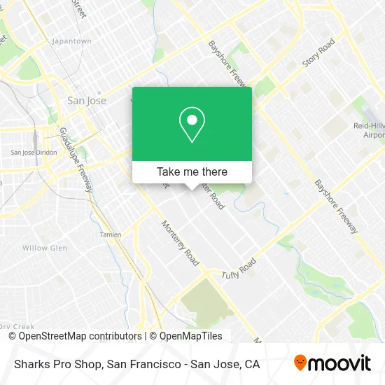 Sharks Pro Shop map