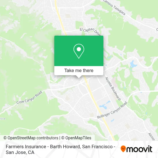 Farmers Insurance - Barth Howard map