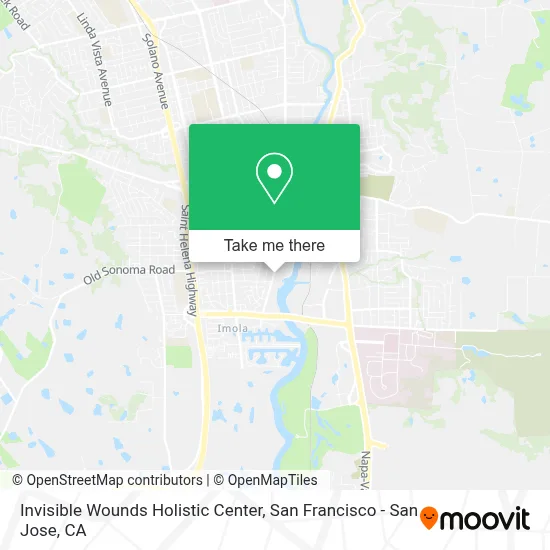 Invisible Wounds Holistic Center map