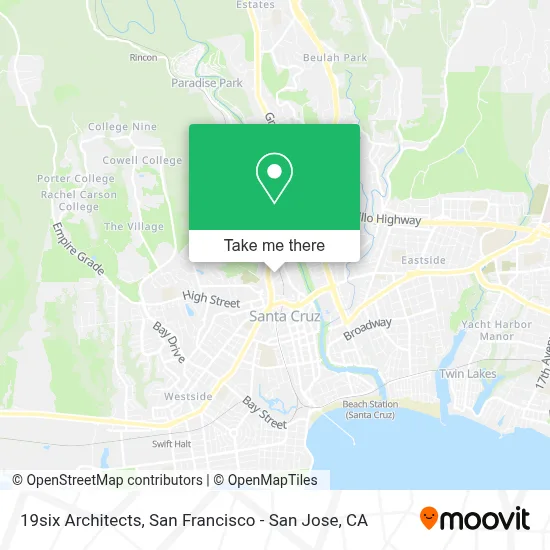 19six Architects map