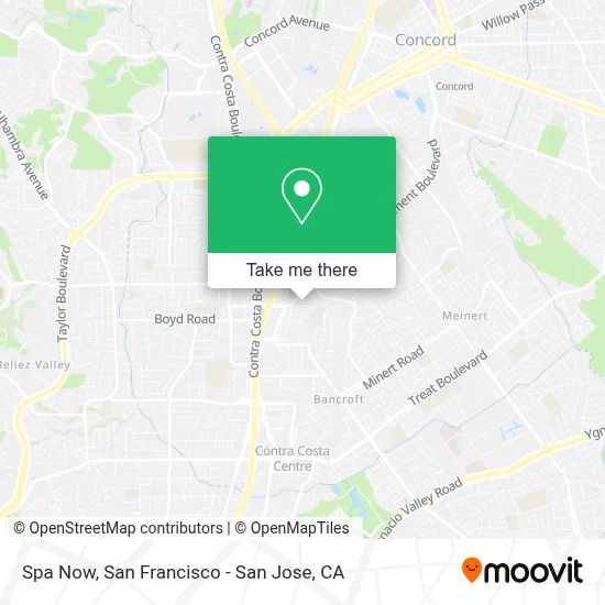 Spa Now map