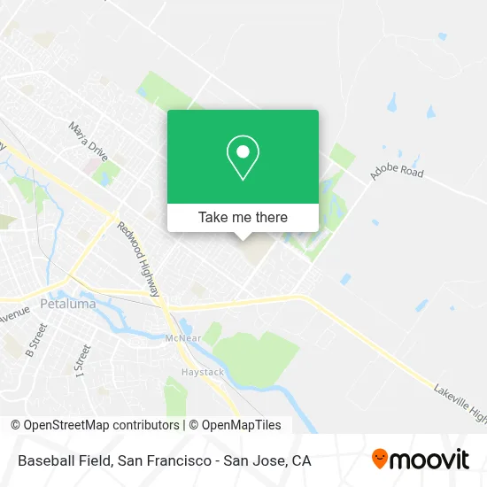 Baseball Field map