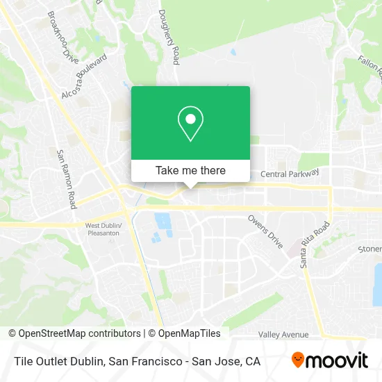 Tile Outlet Dublin map