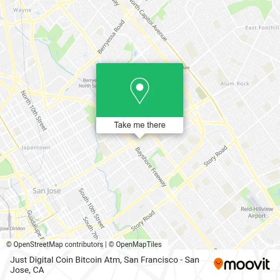 Just Digital Coin Bitcoin Atm map