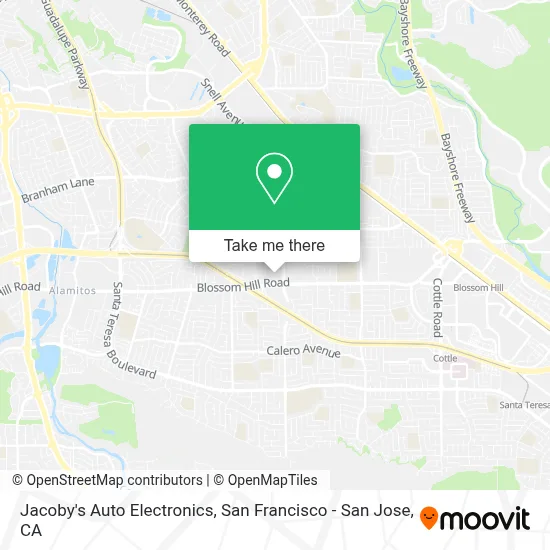Jacoby's Auto Electronics map