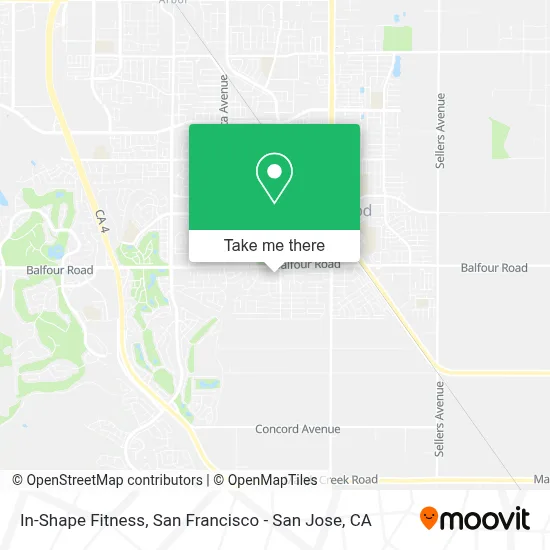 In-Shape Fitness map