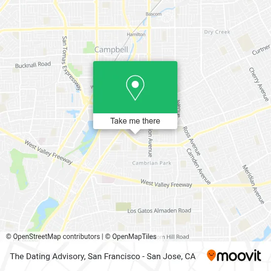 The Dating Advisory map