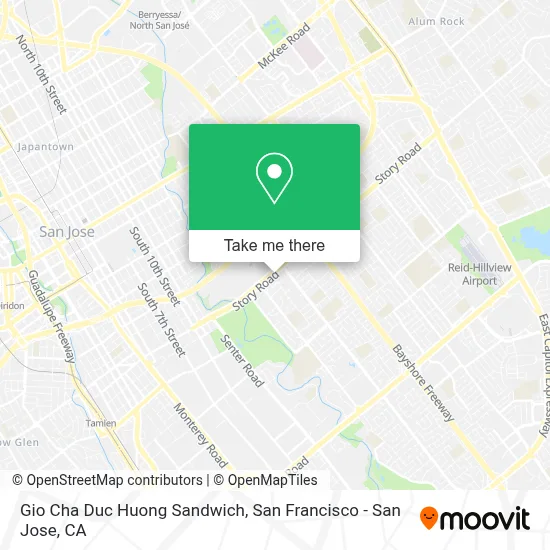 Gio Cha Duc Huong Sandwich map