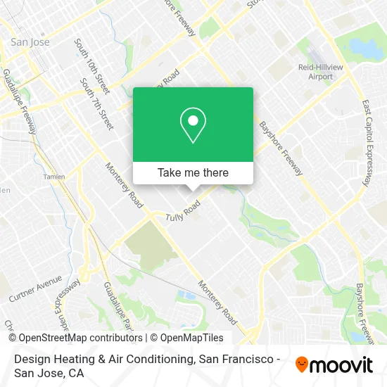 Design Heating & Air Conditioning map