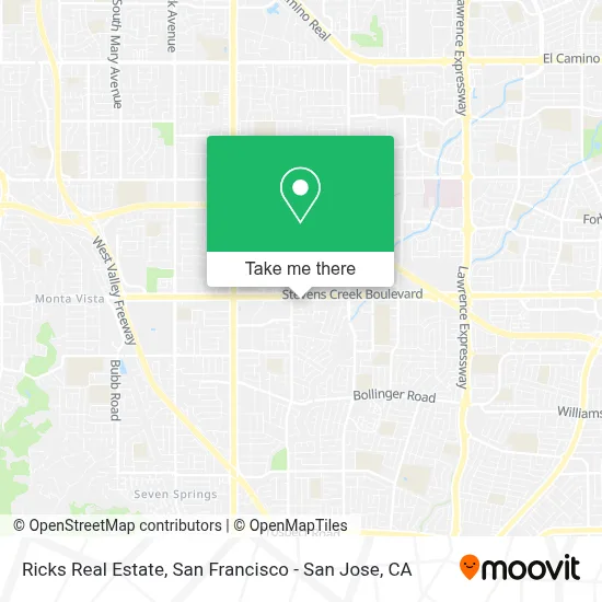 Ricks Real Estate map