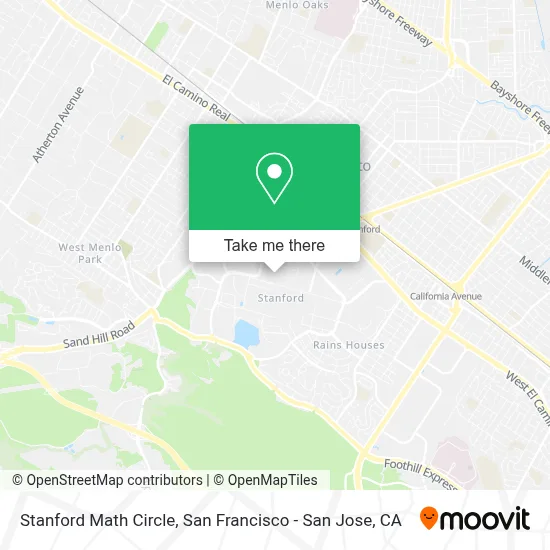 Stanford Math Circle map