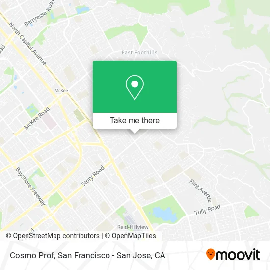 Cosmo Prof map