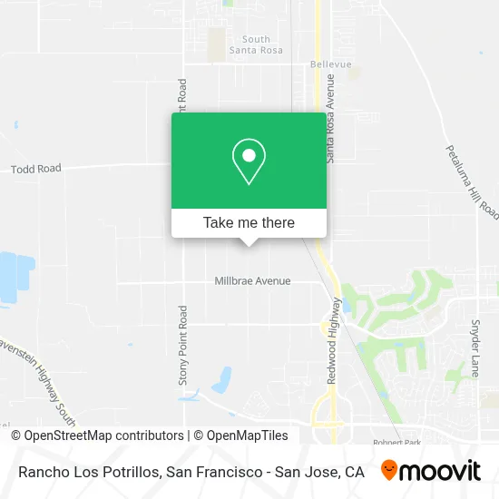 Rancho Los Potrillos map