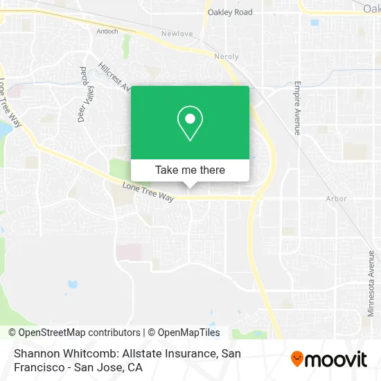 Shannon Whitcomb: Allstate Insurance map