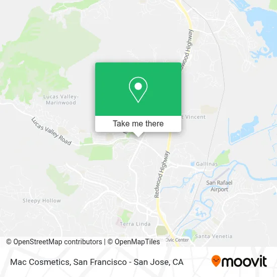 Mac Cosmetics map