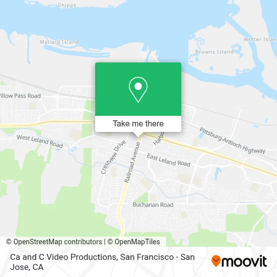 Ca and C Video Productions map