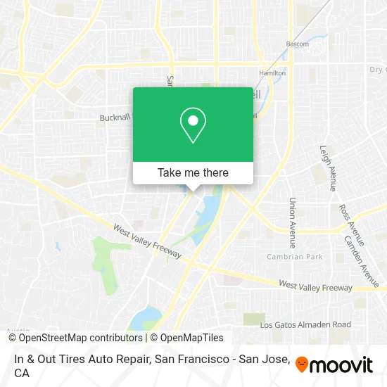 In & Out Tires Auto Repair map