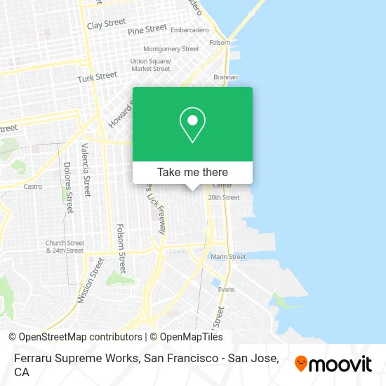 Ferraru Supreme Works map