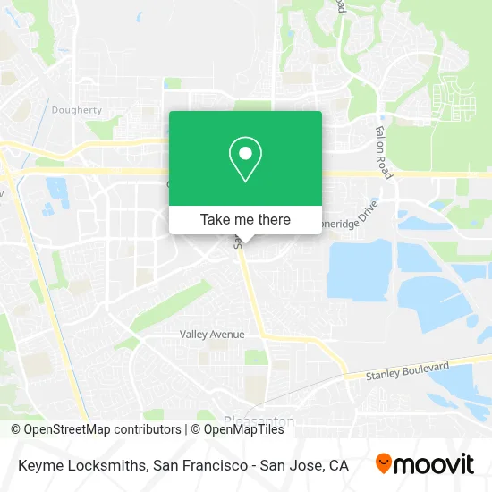 Keyme Locksmiths map
