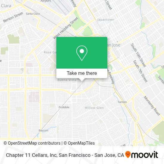 Chapter 11 Cellars, Inc map