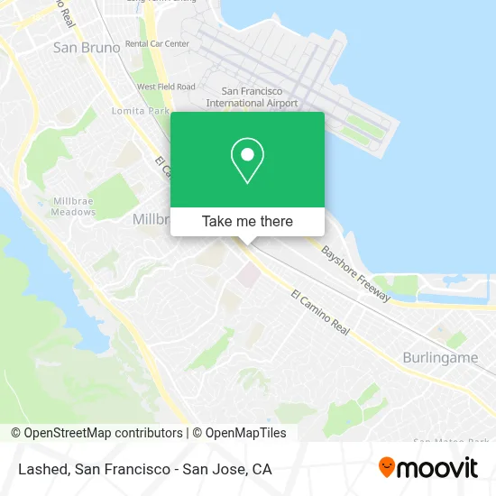 Lashed map