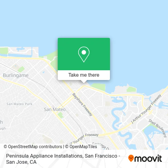 Peninsula Appliance Installations map