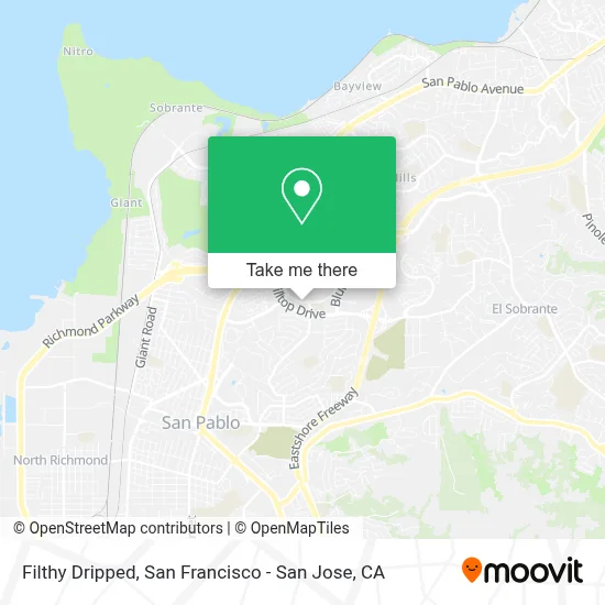 Filthy Dripped map