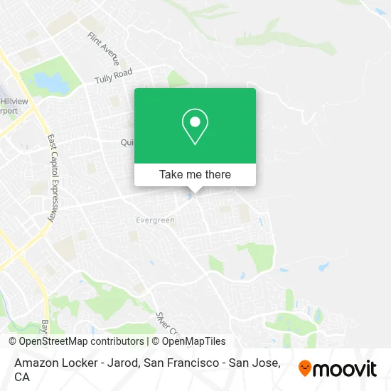 Amazon Locker - Jarod map