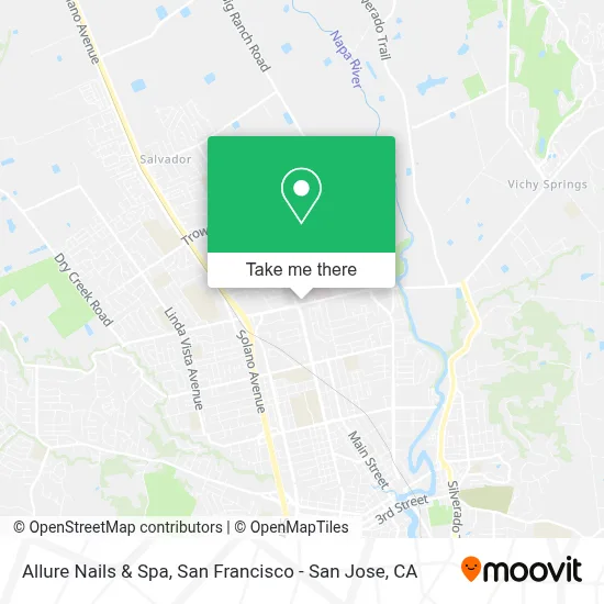 Allure Nails & Spa map
