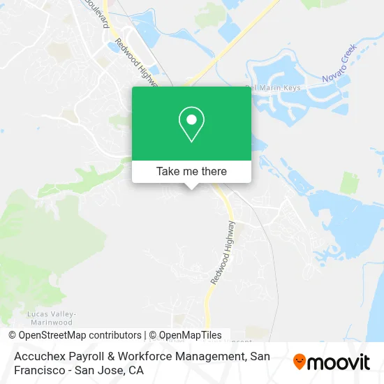 Accuchex Payroll & Workforce Management map