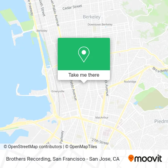 Brothers Recording map