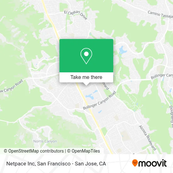 Netpace Inc map