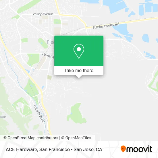 ACE Hardware map
